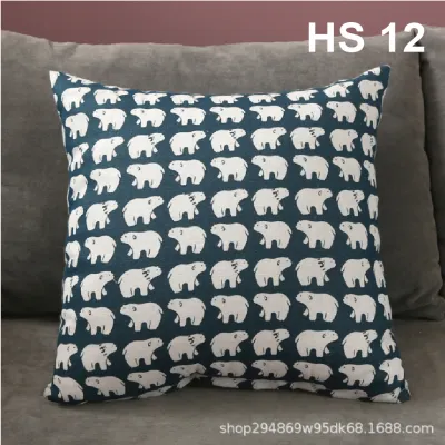 14 Designs Nordic Style Linen Square Pillow Case Home Deco Sofa Cushion Covers Sarung Bantal 40x40cm & 45x45cm