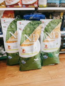 Thức ăn mèo N&D [BAO NGUYÊN SEAL 10kg] [Không ngũ cốc] Vị thịt heo táo mèo trưởng thành