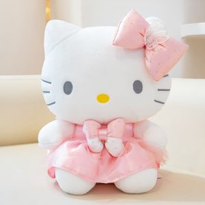 Original with Tag Sanrio Doll Anime Figure Sapphire 3 Styles Geniune Hello Kitty Doll Kawaii Creative Plush Doll Personalized Girls Pillow Childrens Toys Christmas Birthday Gift 三丽鸥玩偶