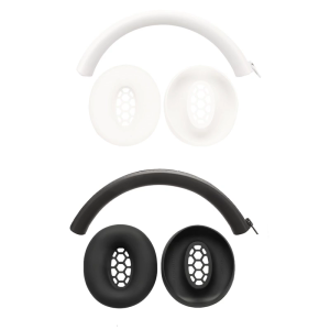 1คู่เปลี่ยนแผ่นรองหูสำหรับ HD450BT หูฟังบลูทูธรองรับการเล่นเกมนุ่มโฟมหุ้มฟองน้ำหูฟัง AKG