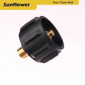 🎀🎁【Special price】Sun 1ชิ้นอะแดปเตอร์เติมโพรเพน QCC1พร้อมน๊อตและ1 4 NPT เกลียวท่อตัวผู้สำหรับถังบาร์บีคิวตั้งแคมป์ทำอาหารกลางแจ้งเครื่องทำความร้อน