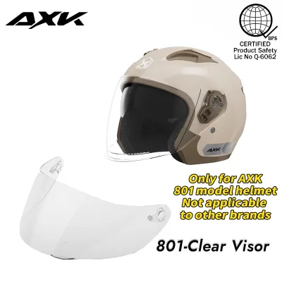 New High-Quality Motorcycle Helmet Visor/Lens for AXK 557/801/998 - Clear/Tinted - New - Fast Shipping