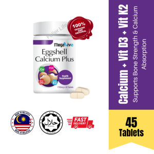 MegaLive Eggshell Calcium Plus (45s) | Strengthen Bone & Calcium Absorption