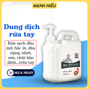 Kem rửa tay chuyên dụng tẩy sạch dầu mỡhắc índầu nặngnhớtsơnchất bẩn dính( hàng nội địa Đài Loan)