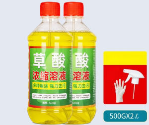 Oxalic acid/toilet/yellowing/cleaning agent concentrated solution for bathroom tile descaling