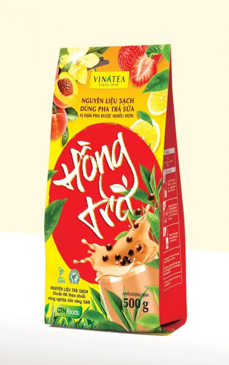 [HCM]Hồng trà Bá tước Vinatea 500 g - Hương vị đậm đà - Vị đậm mạnh pha được nhiều hơn
