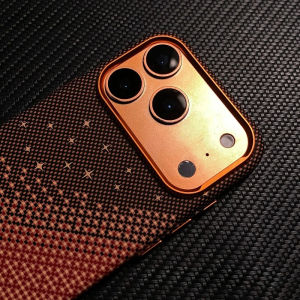 Camera Lens Armor For Case for iPhone 18 17 16 Pro Max Carbon Fiber Texture Wireless Charge PC Phone Cover Capa