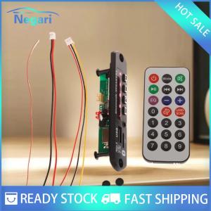 NG Motor✨ COD ✨ Car 1 Set 12V Wireless Bluetooth 5.0 120W Amplifier MP3 Player Decoder Board Car Audio USB TF FM Radio Recording Call For Speaker