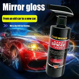 Car Paint Protection Spray Car Coating Agent Fast-acting Car Paint Wax Coating Liquid Nano Crystal Crystal Coating Spray For Dust Prevention On Paint Surfaces