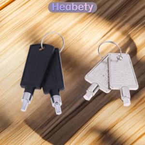 Heabety  2pcs tủ đông tủ lạnh cửa Key khóa ngũ giác phím phần phụ kiện cho Haier