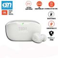 JBL Wave Buds in-Ear Earbuds (TWS) with Mic, App for Customized Extra Bass EQ, 32 Hours Battery and Quick Charge, IP54 Water & Dust Resistance, Ambient Aware & Talk-Thru, Google FastPair (Beige). 