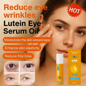 Lutein Eye Serum Oil Dark Circles Wrinkles Treatment Hydrating Eye Brightening Essence Reduce Puffiness Fine Lines Lutein Eye Oil Eye Serum Nourishing Treatment For Tired Eyes