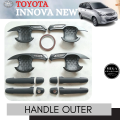 Cover Handle Outer Pintu Mobil Innova Lama 2005 - 2015 Hitam Premium. 