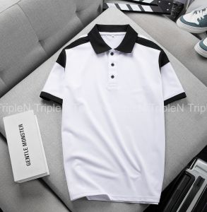 Áo Polo Nam TripleN Phối Thêu Hoặc Không Thêu Chất Vải Cá Sấu Cotton Co Dãn 4 Chiều Cao Cấp