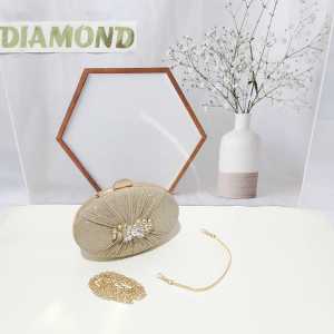 Clutch Pesta Import Cantik Mewah Tas Kondangan Diamond Bros Permata 26284 Model Terbaru!