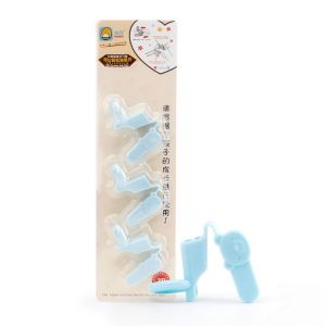 SFFGF 3pcs/pack Silicone Training Chopsticks Connector Reusable Bear Childrens Training Chopsticks Portable Chopstick Helpers Kids Enlightenment