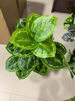 Tanaman hias plastik Artificial palem kuning DAUN PALEM PLASTIK DAN POT 65/110CM DAUN PALEM JUMBODAUN ARTIFICIAL DAN PALSU DAUN PLASTIK DEKORASI