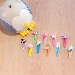 10pcs Cute Hair Clip Set Children Hair Accessories Bangs girls hair pin DIY accessories Snap Hair Clips Set