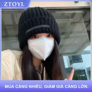 【ZTOYL】 Màu Rắn Mũ Mùa Thu Mùa Đông Mũ Ấm Cho Phụ Nữ Cô Gái Đơn Giản Ngoài Trời Ấm Mũ Thời Trang Đa Năng Hàng Ngày Giản Dị Mũ Quà Tặng