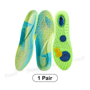 Sport Insoles Soft Elastic Running Shock-absorbing Insole Air Cushion PU Shoe Pad