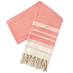 100x180CM Thick Diamond-shaped Turkish Beach Towel with Tassels Outdoor Travel Sauna Bath Towels