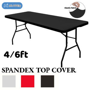 MLADEN Table Cloth Spandex Folding Lifetime Table Cloth 4ft 6ft Strechable Table Cloth