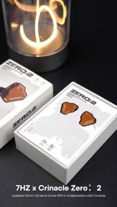 หูฟัง Linsoul 7Hz x Crinacle Zero:2 แบบใส่ในหู อัปเดตไดรเวอร์ไดนามิก 10 มม. IEM หูฟังแบบมีสาย หูฟังสำหรับเล่นเกม พร้อมสาย OFC IEM สำหรับนักดนตรี (ไม่มีไมโครโฟน สีน้ำเงิน)