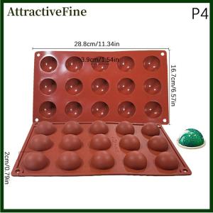 AttractiveFine 1 cái khay nướng bánh Khuôn Silicone khuôn sô cô la bóng Khuôn Silicone khuôn Lollipop bánh khuôn Bếp nướng công cụ