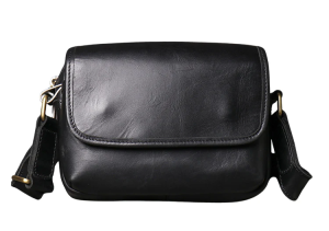 TAS SELEMPANG MINI PRIA | ASLI KULIT SAPI | CRAZY HORSE