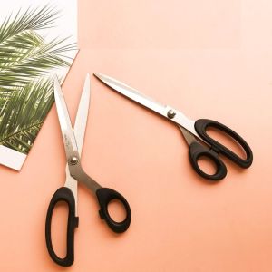 Kéo Cắt Đa Năng Cắt Đồ  Ăn  Cắt Vải  Tỉa Cành Làm Thủ Công Cán Quai Đen Lệch Siêu Sắc Siêu Bén