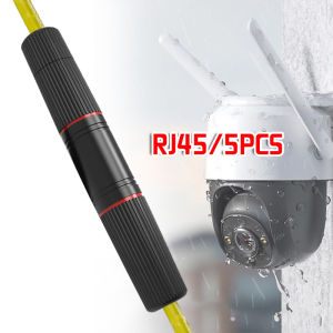 5pcs RJ45 Coupler Outdoor Waterproof IP67 Ethernet Connector LAN Coupler Network Cable Converter