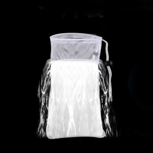 NOBLELUX Reusable Anti-over Flow Bags Anti-overflow Washable Aquarium Filter Wash Filter Magical Bag  High Density Fish Tank Water Outlet Filter for Biological Filtration Clean Accessories