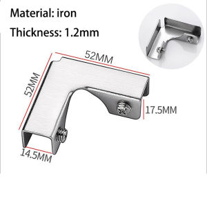 4pcs 304 stainless steel tile glass clip glass corner protection accessories hardware accessories - shape L shape T shape + shape suitable for 2-12mm glass and tile thickness
