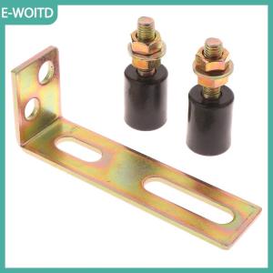 【E-WOITD】 1 Bộ hướng dẫn bánh xe Patio cửa theo dõi hướng dẫn con lăn cửa trượt hướng dẫn con lăn với l-trụ cột Khung điều chỉnh đôi Nylon con lăn
