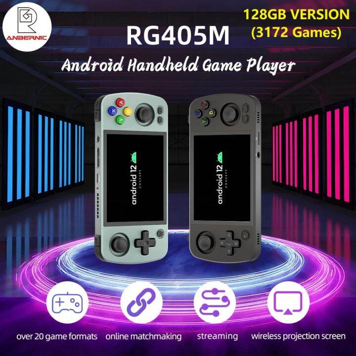 ANBERNIC RG405M 128GB - Dual Mode Emulator Retro Game Handheld Console ...