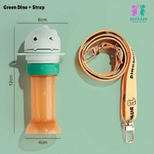Joyeaze 2in1 Travelling Portable Cover Straw Dino | Tutup Botol Sedotan Anak | Tutup Botol Sedotan Traveling