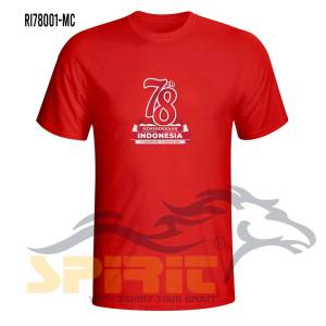 baju 17 agustus 2023 dewasa kaos kemerdekaan hut ri ke 78 katun premium