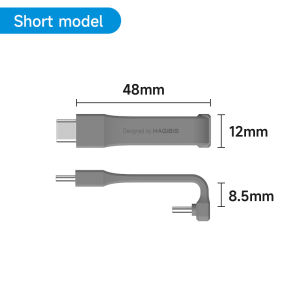Hagibis loại ngắn C để USB C Cáp 40gbps usb4 Cáp tương thích với Thunderbolt 4/3 8k60hz PD 240W sạc nhanh cho SSD iPhone 15 Pro Max iPad Mini sạc dự phòng