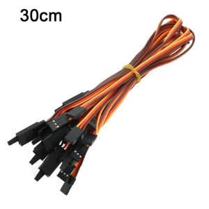 MIRELINA 5Pcs Anti-interference Servo Extension Cable Anti-loose Male to Female Servo Extension Lead  Adapter Plug Servo Lead Wire RC Car