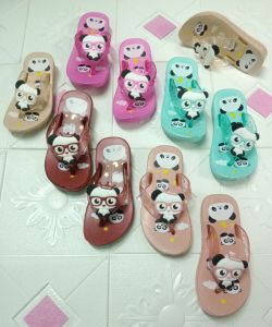 SANDAL Jepit Anak Perempuan ModeL Panda Sandal Balita Anak Cewek murah Size 24 - 29