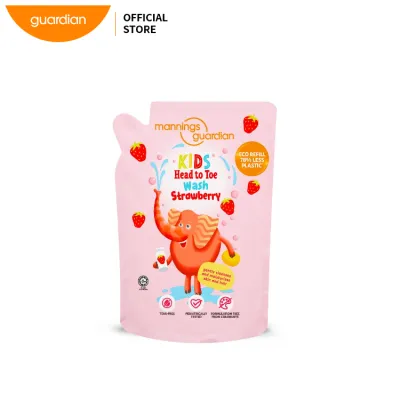 Mannings Guardian KidS Strawberry Head To Toe Wash (Refill) 450ml