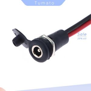 Tumato 1Pc DC power Female With Cable Wired 5.5 x 2.1 5.5x2.5mm DC Socket High Current All Male Female Power Plug Connector