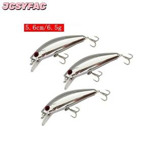 JCSYFAC Luya Bait Mạ Điện Bạc 6.5G Sequin Nước Biển Tây Ban Nha Cá Thu Và Bass