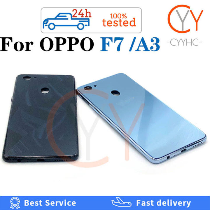 For OPPO F7 A3 back cover Battery Housingr with logo Volume