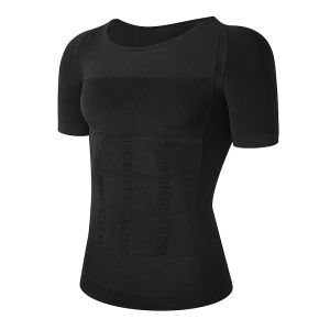 Men Body Shaper Slimming Compression Shirts Gynecomastia Undershirt Waist Trainer Muscle Weight Loss Shapewear
