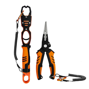 อุปกรณ์จับปลาที่มีน้ำหนักไฟเครื่องมือที่จับและวัดขนาดอุปกรณ์สำหรับตกปลา