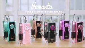 Yomanta Electric Nail Drill Professional Kit: 45000 RPM USB Rechargeable Efile Nail Drill Nail File with 12 Bits for Polishing Gel/Acrylic Nails- Portable Mani Tool Set for Salon/Home-Black