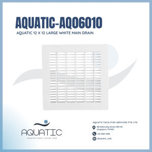 Main Drain 12 x 12 LARGE For Swimming Pool | Pool Flat Main Drain