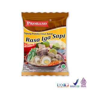 PROBASO Tepung Bakso Adonan Komplit Rasa Iga Sapi 125gr & 250gr