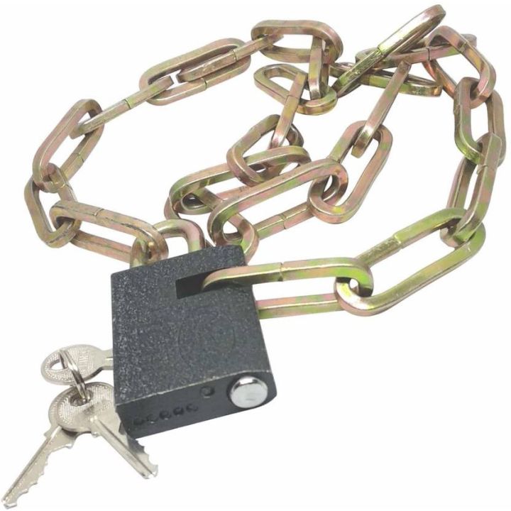 Chain Lock With Key Heavy Duty